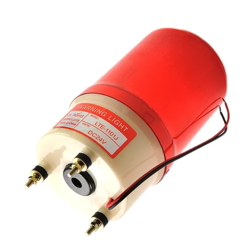 Miniatura 5 de Bettomshin Bombilla de advertencia estroboscópica de 90 dB, 220 V CC 1 W, torre de señal industrial con zumbador, lámpara indicadora de alarma
