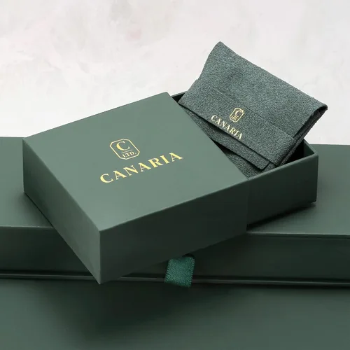 Miniatura 3 de Pulsera de eslabones geométricos de oro amarillo de 10 quilates Canaria, Oro, no conocido
