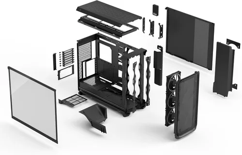 Miniatura 10 de Fractal Design Meshify 3 XL Ambience Pro RGB Negro TG Tinte Claro - Carcasa de ordenador