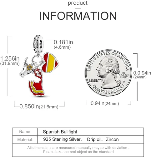 Miniatura 2 de Parmuz Dijes para pulseras de plata de ley 925 con diseño de mariposa para viajes de verano, cuentas de la suerte del océano, regalo de joyería