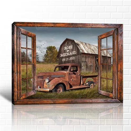 Miniatura 16 de GUTTATY Arte de pared en lienzo de Navidad personalizado, impresiones de lienzo personalizadas con apellido y señales, póster de decoración de pared