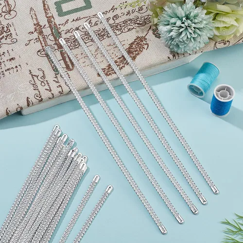 Miniatura 5 de BENECREAT 24 piezas de corsé de metal en espiral de 10 pulgadas, varillas de modelado de acero en espiral, corsé en espiral para corsés, costura