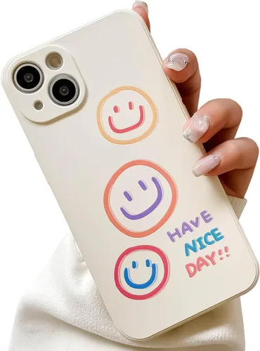 Miniatura 45 de Bonita funda para teléfono compatible con iPhone 13 Pro Max, fundas de silicona líquida, diseño femenino de caricaturas, goma de gel suave de negro