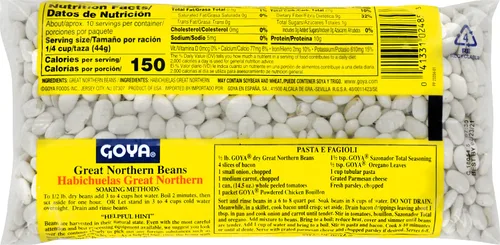Miniatura 4 de Goya Foods Great Northern Beans, seco, 16 onzas (paquete de 24)