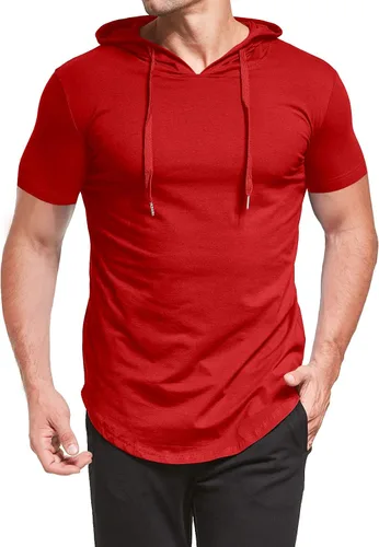 Miniatura 5 de AIYINO S-5X - Sudadera deportiva de manga larga con capucha para hombre