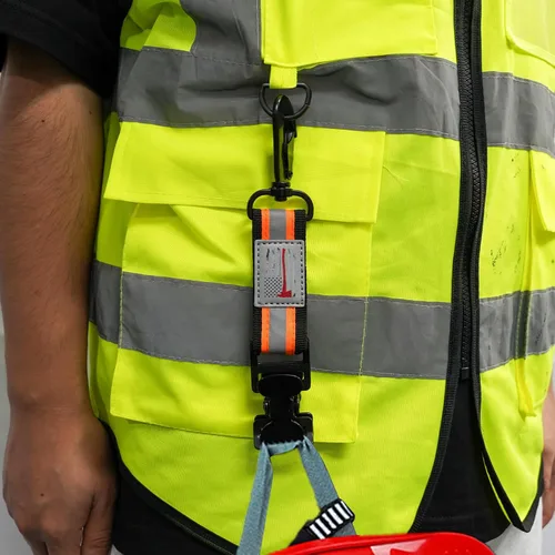 Miniatura 7 de KUNN Clips para Guantes de Bombero de Doble Extremo con Patrón Creativo, Soportes para Guantes de Trabajo de Alta Resistencia, Regalo para Bomberos