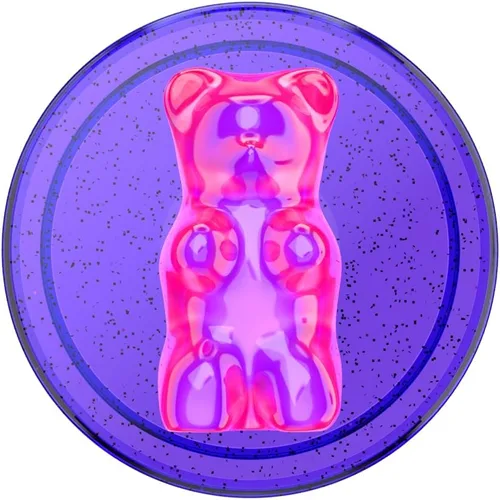 Miniatura 5 de PopSockets - Agarre para teléfono con soporte expandible, agarre adhesivo - Bon Bon Gummy Bear Purple Punch Bon Bon Púrpura