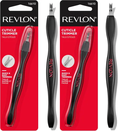 Miniatura 9 de Revlon Recortador de cutículas con tapa, punta en V de alta precisión y agarre cómodo para un recorte suave y fácil, 1 unidad