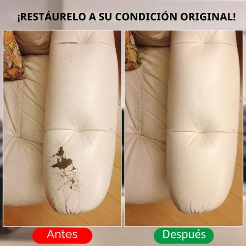 Miniatura 5 de Bálsamo restaurador de color para cuero, 8.5 onzas, kit reparador para muebles e interiores de autos, pintura para cuero ideal para arañazos, cuero