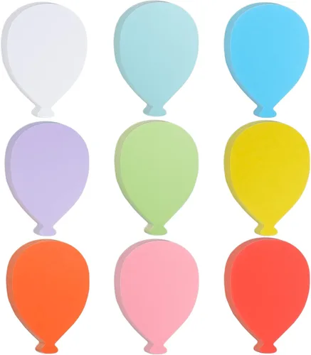 72 recortes de globos, recortes de papel, globos de colores surtidos, etiqueta de nombre, tablón de anuncios, decoración de aula para profesores,