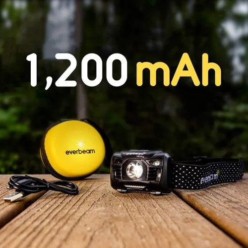 Miniatura 3 de Everbeam - Linterna de cabeza led recargable H6 Pro, con control de sensor de movimiento, 650 lúmenes de brillo, 30 horas de autonomía, 1200 mAh