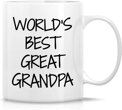 Miniatura 14 de Retreez Taza divertida – The Best Dads Get Promoted to Grandpa - Tazas de café de cerámica de 11 onzas – Regalos de cumpleaños divertidos