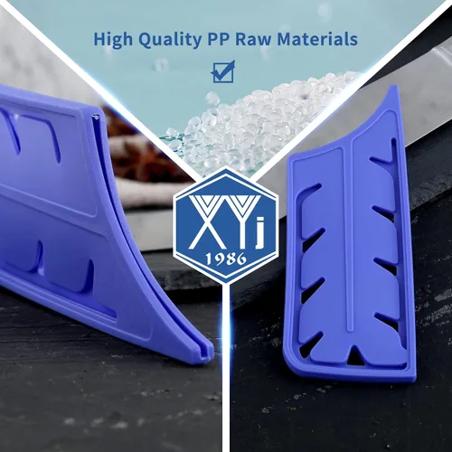 Miniatura 6 de XYJ Juego de 2 fundas de seguridad para cuchillos de seguridad, protector de borde, funda universal para cuchillos, cuchilla, protector de Azul