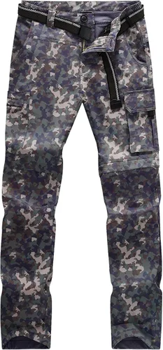 Miniatura 2 de Pantalones de senderismo para hombre, impermeables, de secado rápido, ligeros, rectos, de trabajo