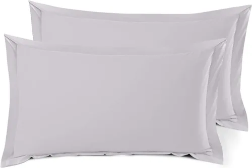 Miniatura 60 de Nestl Juego de 2 fundas tipo sham de almohada suaves - Fundas de almohada de microfibra de doble cepillado - Fundas de almohada de cama premium