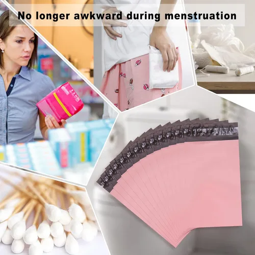 Miniatura 6 de Terdey Bolsa de eliminación de servilletas sanitarias, autosellado, protección de privacidad, bolsa de tampones sanitarios con cremallera, rosa, 202