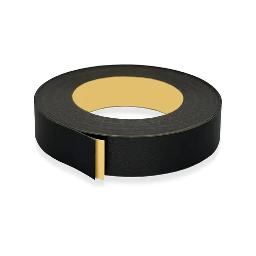 Miniatura 12 de Abedul 1 1/2 pulgadas x 25 pies Cinta de chapa de bandas de borde, cinta adhesiva para bordes de revestimiento de borde de moldura de tira de vinilo