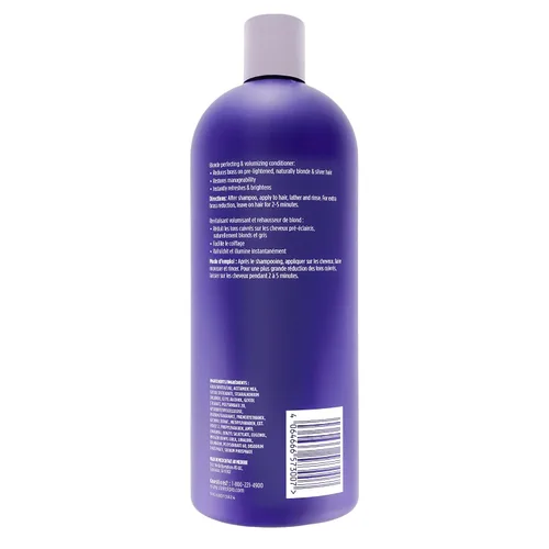 Miniatura 2 de Clairol Professional Shimmer Lights Purple Conditioner Neutralizes Brass & Yellow Tones For Blonde, Silver, Gray & Highlighted Hair