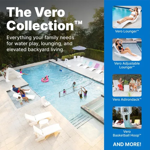Miniatura 7 de Step2 Vero - Mesa auxiliar con bandeja para servir, muebles de patio impermeables para exteriores e interiores, uso en piscinas de hasta 9 pulgadas