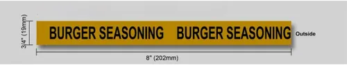Miniatura 2 de Condimento de hamburguesas" Nombre de la banda, Coctelera de dragado, Coctelera de especias para sal, canela, Cocinar dispensador de cocción