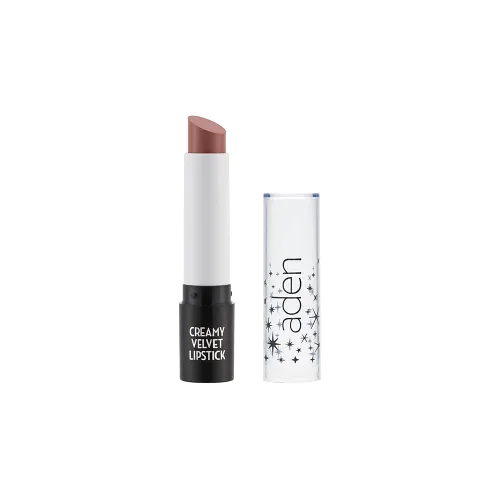 ADEN Lápiz labial de terciopelo para mujer, lápiz labial hidratante de larga duración con acabado cremoso suave mate, fabricado en Italia, tonos 03