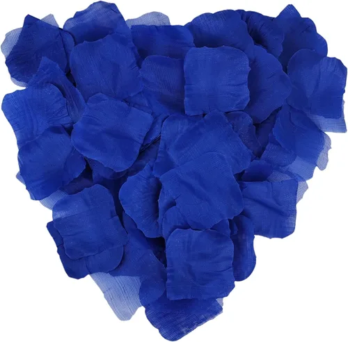 Miniatura 9 de JHFGJGH 500 Piezas Pétalos de Rosa Negros Exquisitos, Pétalos de Rosa de Seda de Imitación, Pétalos de Flores Artificiales para Noches Románticas
