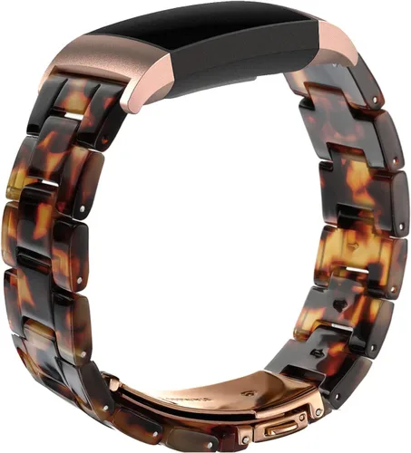 Miniatura 10 de Wongeto Bandas de resina compatibles con Fitbit Charge 4 / Charge 3, accesorio de muñeca de repuesto con hebilla de oro rosa, correas de fitness