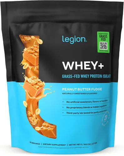 Miniatura 26 de LEGION Whey+ Proteína de Suero Aislado de Vacas Alimentadas con Pasto - Polvo de Proteína de Suero Aislado Bajo en Calorías, Sin OMG, Sin Azúcar