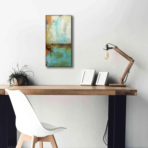 Miniatura 5 de Epic Graffiti Arte de pared en lienzo Giclée 'Urban East IV' por Erin Ashley, 12 x 24 pulgadas