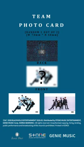 Miniatura 4 de Stone Music BLACK6IX - Nice to Meet You (2nd Mini Album) Album
