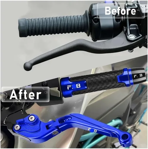 Miniatura 4 de Motorbike Brake Clutch Lever Motorcycle Brake Clutch Levers 22mm Handle Bar Grips ends For FZ8 FZ-8 2011 2012 2013 2014 2015 2016 2017 2018 2019 2020