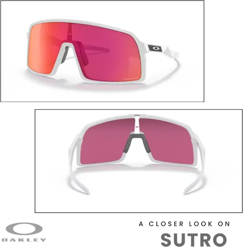 Miniatura 13 de Oakley Sutro OO9406 / OO9462 - Lentes de sol para hombre, kit de correa de accesorios, bolsa de microfibra