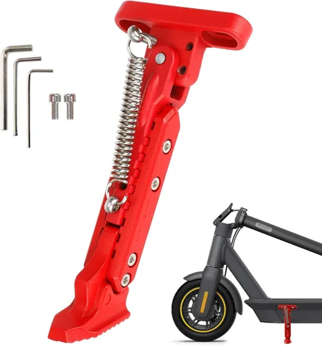 Miniatura 7 de ulip Soporte de estacionamiento para patineta, pieza de repuesto compatible con Ninebot Max G30/Max G30LP Scooter eléctrico Negro
