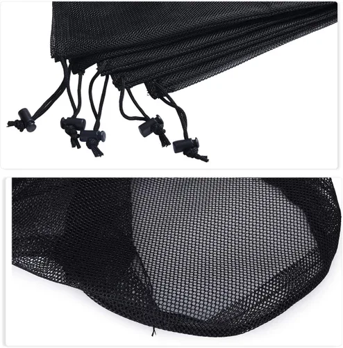 Miniatura 3 de iBasingo 510pcs bolsa de malla de nylon bolsa de cosas saco de golf olla al aire libre BVP01, XL-5 piezas, Cordón
