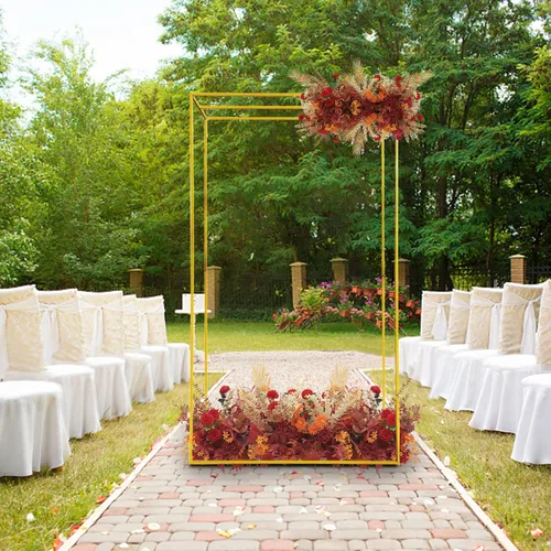 Miniatura 4 de Soporte de arco de boda de metal de gran tamaño de 9.2 ft/110 pulgadas de alto, decoración de ceremonia de fiesta, árbol de jardín, soporte de fondo