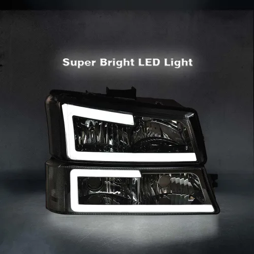 Miniatura 7 de G-PLUS Conjunto de faros LED, compatibles con Chevy Avalanche Silverado 1500 2500 3500 y HD 2003, 2004, 2005, 2006, faros delanteros