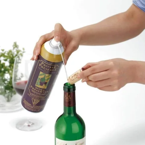 Miniatura 4 de Private aerosol de preservación para vino, juego de 2, Marrón