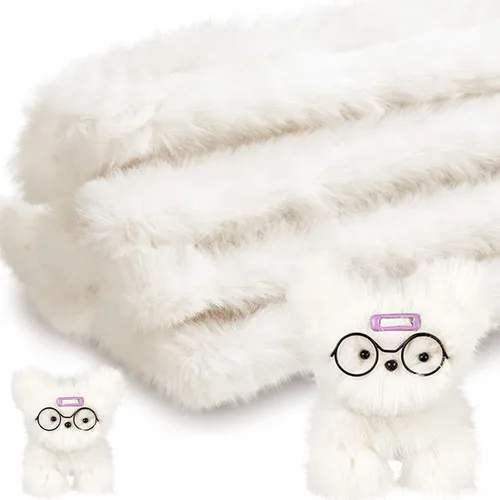 Miniatura 7 de VitalCozy 10 limpiadores de tuberías extra gruesos y peludos de 39.37 pulgadas, material de vellón de piel jumbo, tallos de felpilla esponjosa