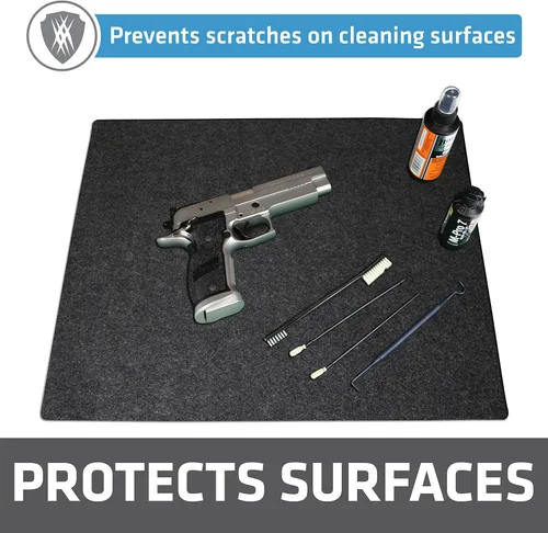 Miniatura 2 de Drymate - Almohadilla de limpieza de armas, alfombrilla de limpieza de armas premium, absorbente, impermeable, duradera, protege las superficies
