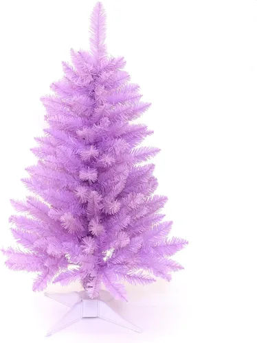 Miniatura 9 de Árbol de Navidad pequeño de 4 pies, árbol artificial mini de Navidad para decoración de Navidad y Halloween, árbol de Navidad artificial en negro