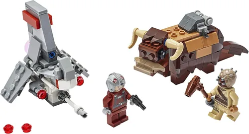 Miniatura 2 de LEGO Star Wars: A New Hope T-16 Skyhopper vs Bantha Microfighters 75265 Kit de construcción de juguetes coleccionables para niños, nuevo 2020