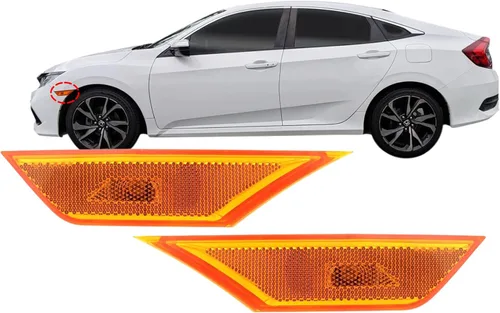 Reemplazo APA para Conjunto de Luz de Marcador Lateral Delantero 2016 2017 2018 2019 2020 2021 Civic Sedan Coupe Hatchback Tipo R Conjunto de PAR