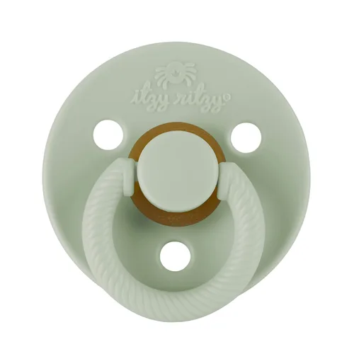Miniatura 2 de Itzy Ritzy Chupetes de Goma Natural (Juego de 2) – Chupetes para Bebé con Pezón en Forma de Cereza y Agujeros de Aire Grandes para Mayor Seguridad