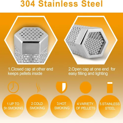 Miniatura 5 de Tubo de fumador de pellets (1 tubo)