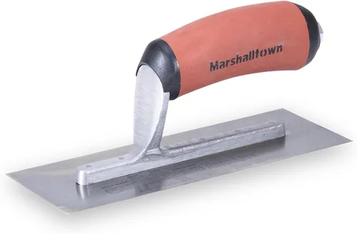 Miniatura 7 de MARSHALLTOWN Mini paleta, hoja de acero al carbono de 8 x 3 pulgadas, escalones de concreto de acabado, encimeras y más, fabricada en los Estados