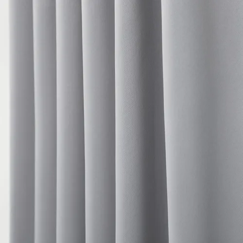 Miniatura 2 de Best Home Fashion Cortinas opacas básicas con aislamiento térmico, pestaña trasera, bolsillo para barra, color gris, 52 pulgadas de ancho x 84