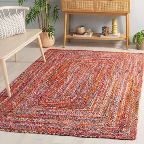 Miniatura 51 de SAFAVIEH Braided Collection - Alfombra de pasillo, 2 pies 3 pulgadas x 8 pies, color negro y azul, hecho a mano, reversible, ideal para dormitorio