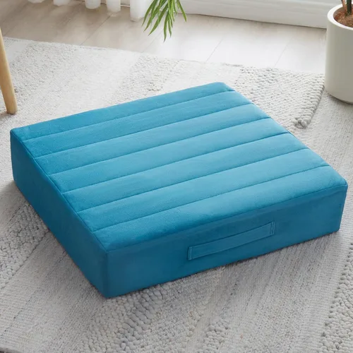 Miniatura 35 de JKMAX 2 Piezas Almohadas de Espuma de Alta Densidad para Piso - Almohadas Grandes Mejoradas para Asientos de Adultos - Cojín de Piso para Exteriores