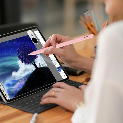Miniatura 7 de Lápiz óptico para tableta Android, lápiz de tableta con punta Pom para ios/Android, lápiz óptico activo recargable para iPhone