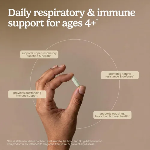 Miniatura 4 de Terry Naturally PleuraMax - Suplemento de salud respiratoria superior - Procedente de hongos ostra - Incluye vitamina C para apoyo inmunológico